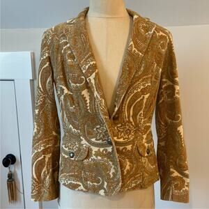 LIZ CLAIBORNE VINTAGE CORDUROY JACKET SZ 10 PETITE